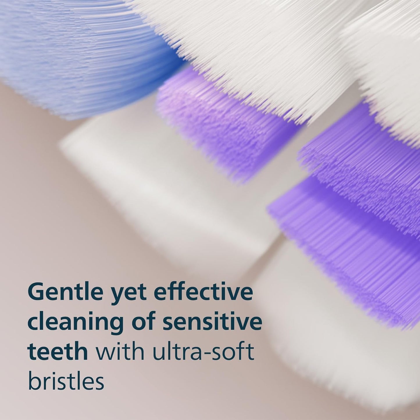 Philips Sonicare S2 Sensitive Toothbrush Heads - Genuine Electric Replacement, White | 2 Pack, HX6052/77