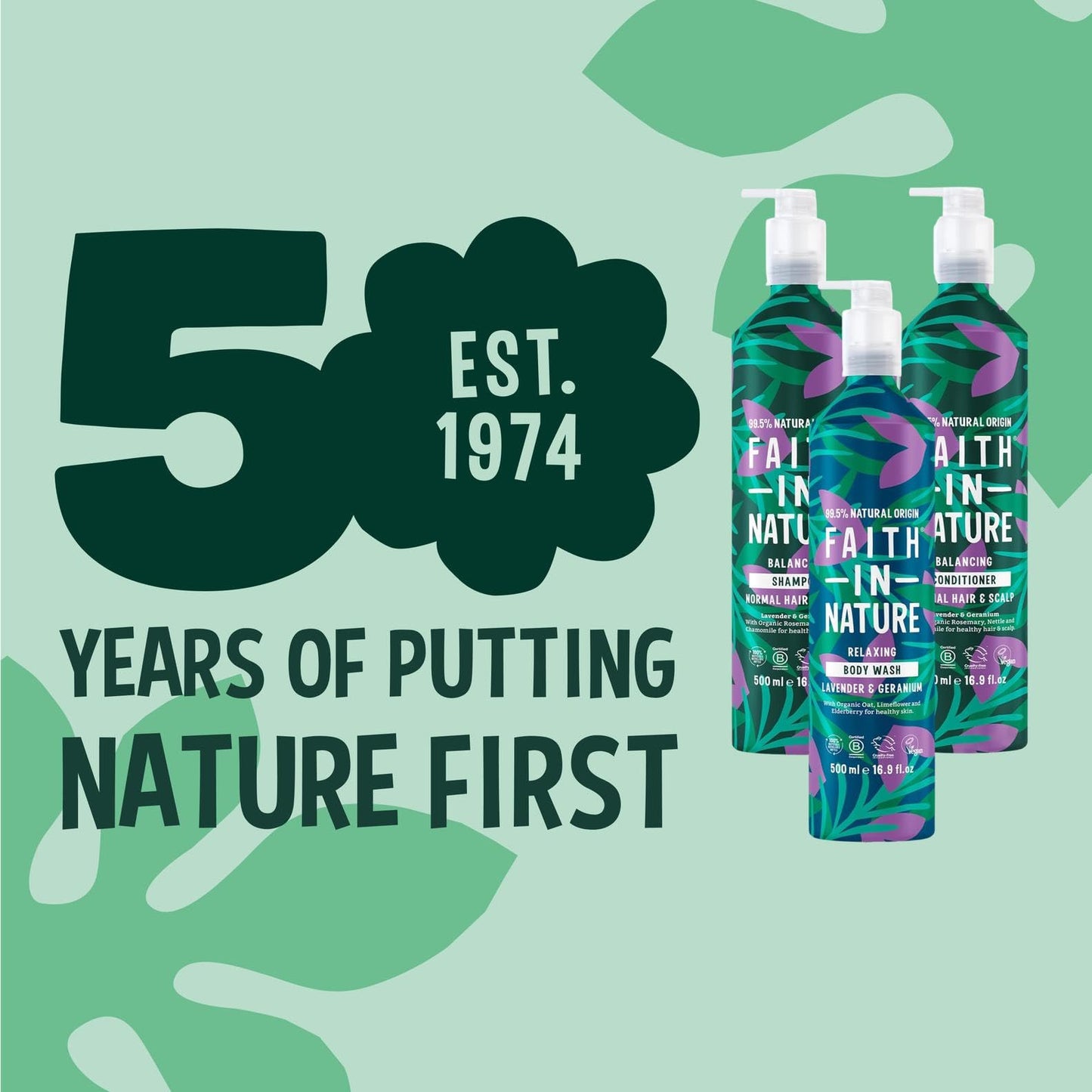 Faith In Nature Natural Shampoo, Conditioner & Body Wash Set Aluminium Bottles - Vegan & Cruelty Free, No SLS or Parabens - 3 x 16.9 fl oz, Grapefruit & Orange