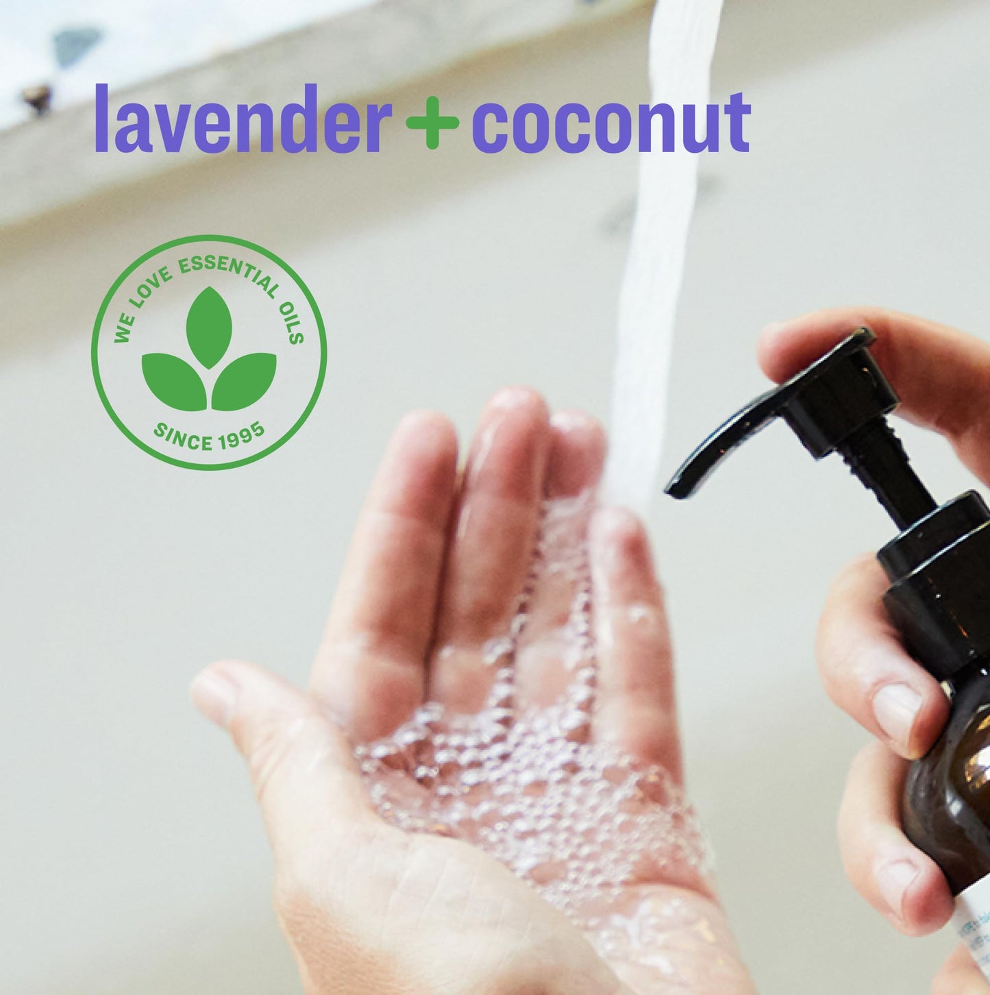 Everyone Liquid Hand Soap Refill, 1 Gallon, Lavender and Coconut, made with Essential Oils for kitchen and bathroom