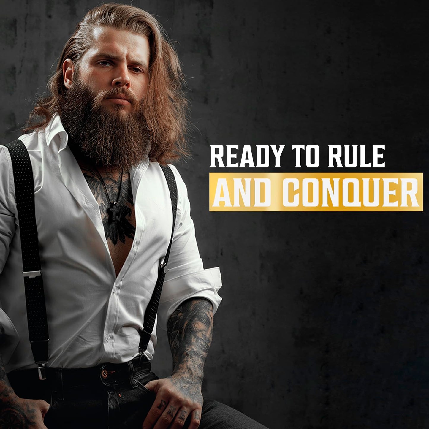 Viking Revolution Beard Wash & Conditioner for Men | Argan & Jojoba Oil - 17oz Sweet Tobacco Beard Softener