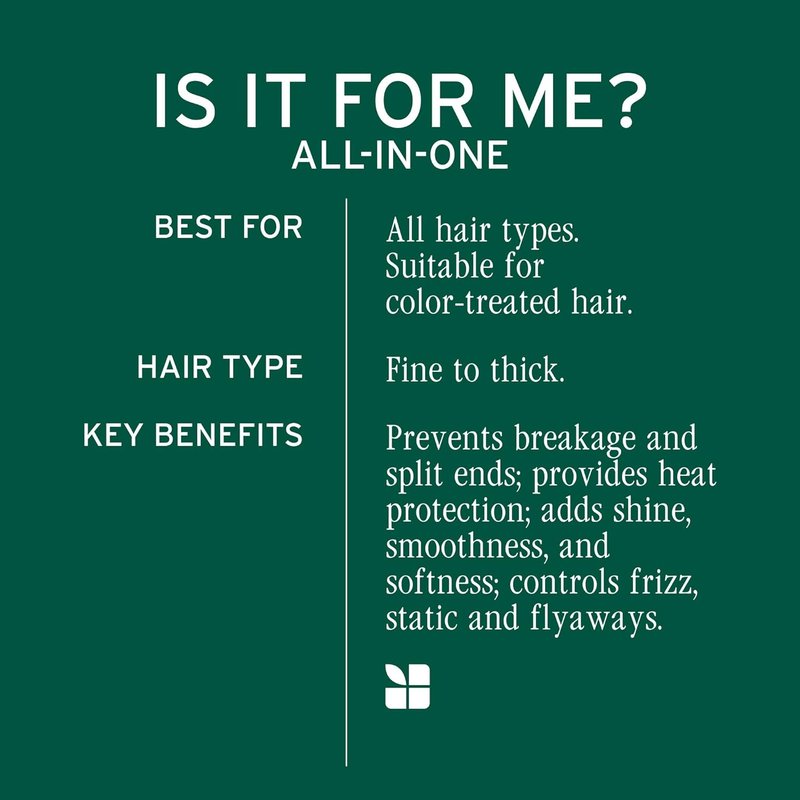 Biolage All-In-One Multi-Benefit Hair Spray - Leave-In Treatment & Heat Protectant | Coconut Oil, Vegan, Frizz Control