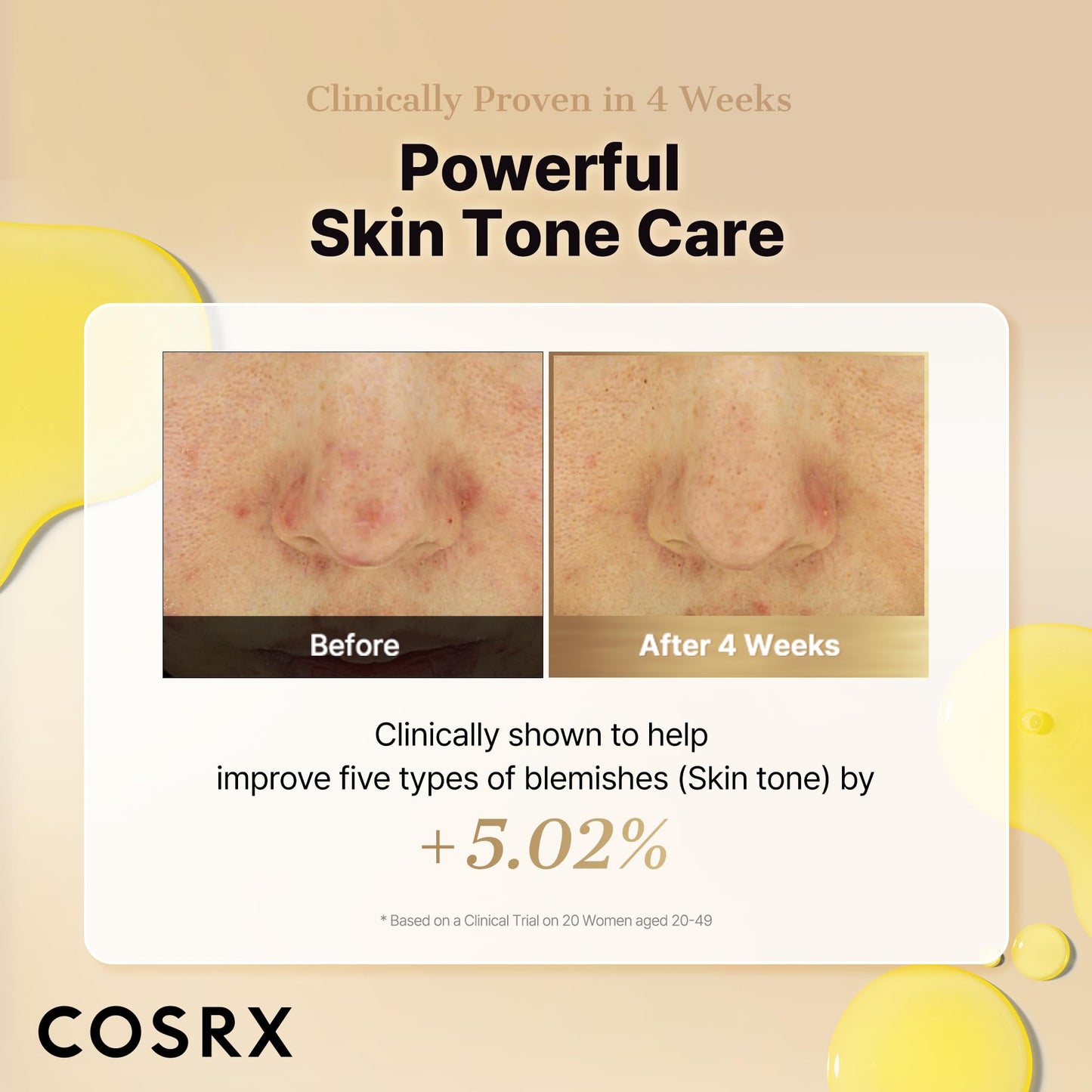 COSRX Advanced Pure Vitamin C 23% Serum with Vitamin E & Glutathione, Korean Vitamin C Serum for Fine Lines, Uneven Skin Tone & Dull Skin, 0.7oz, Korean Skin Care