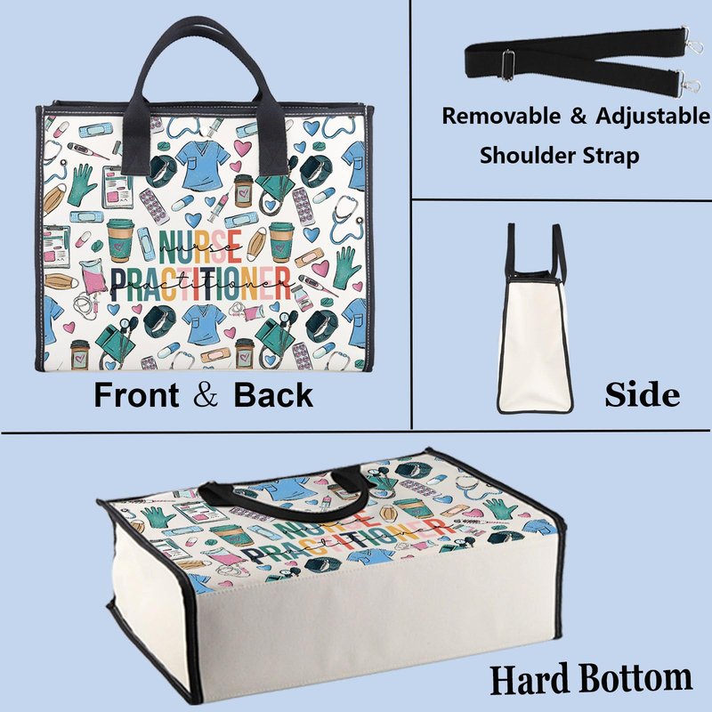 WZMPA Nurse Practitioner Cosmetic Bag - Medical NP Gift, Graduation Makeup Zipper Pouch for Appreciation (Nurse Practitioner-TB)
