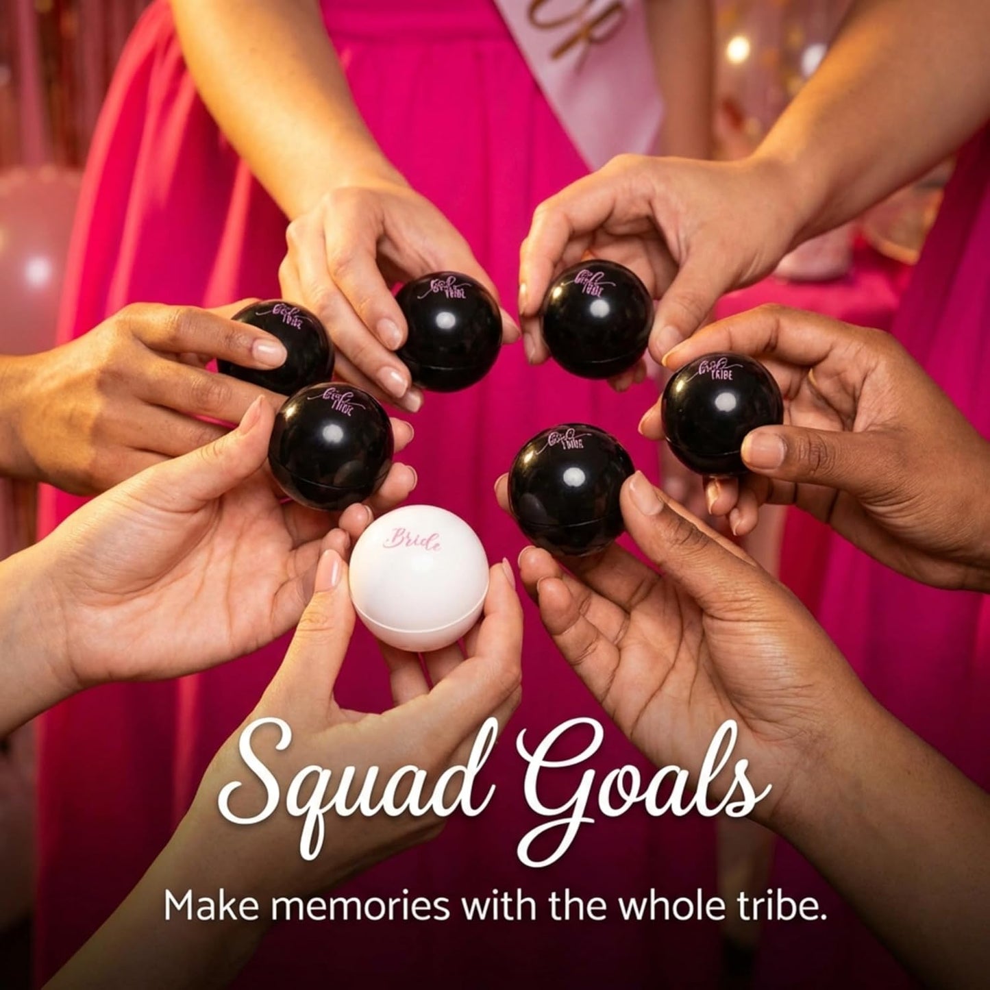 Bride Tribe Lip Balm Set - 6 Moisturizing Balms for Bridal Party Gifts | Perfect Wedding Favors