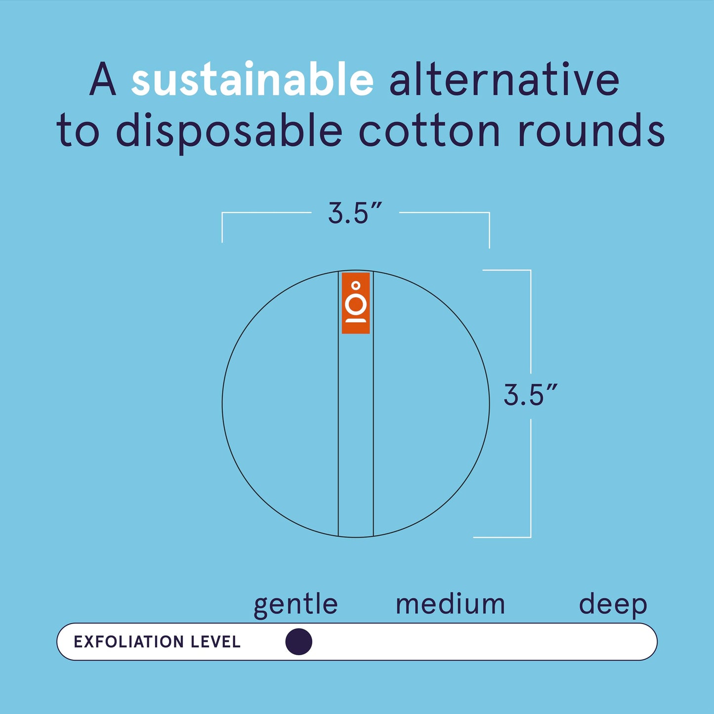 CleanLogic Detoxify Dual Texture Facial Buffer, Certified Organic, 3 Packs (Pack Of 6)