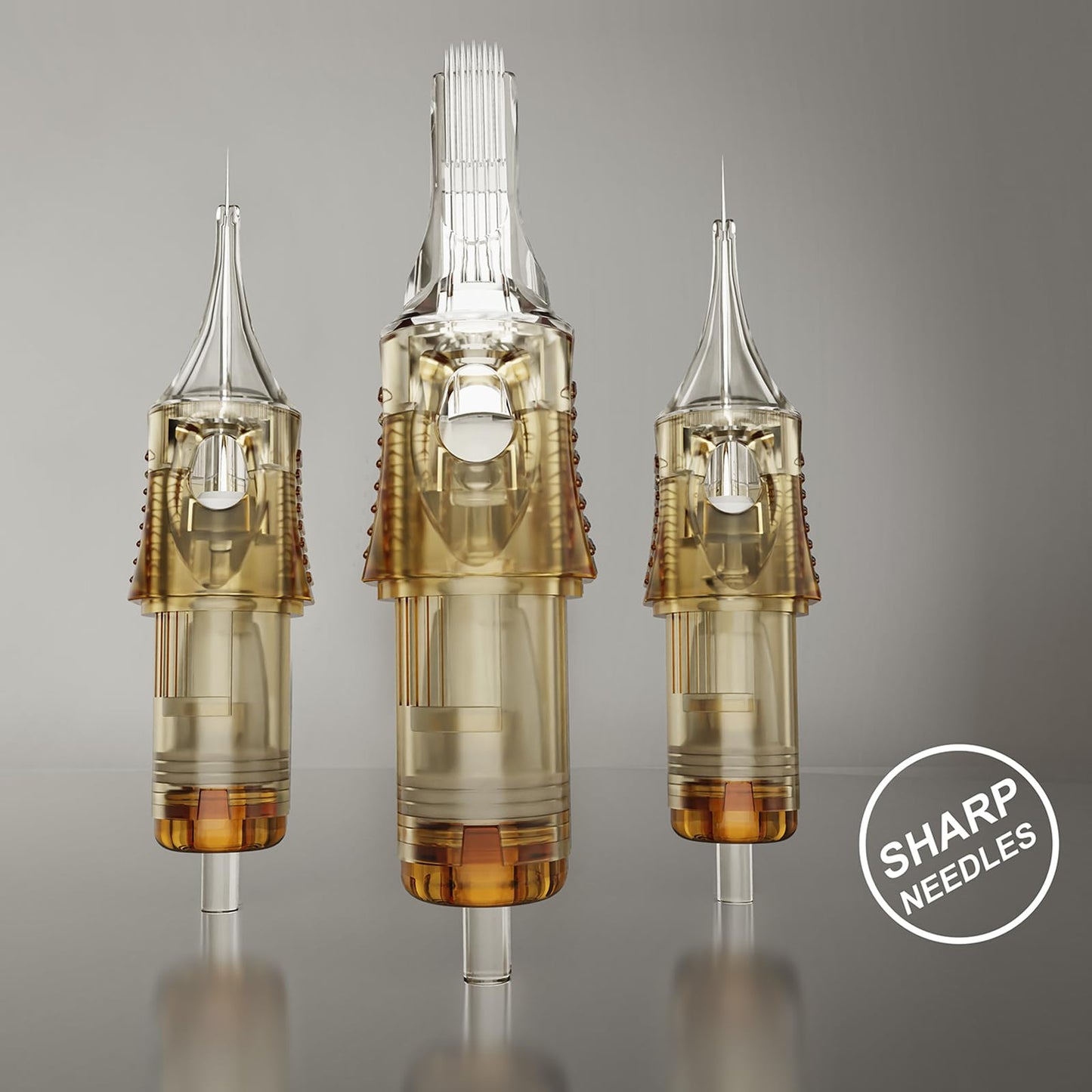 PEPAX Lance Tattoo Needles Cartridge 1027CML - 20Pcs Tattoo Cartridge Needle #10 Bugpin 27 Curved Magnum Tattoo Cartridge Diameter 0.30mm Long Taper 5.0mm Safety Membrane Permanent Makeup Machine