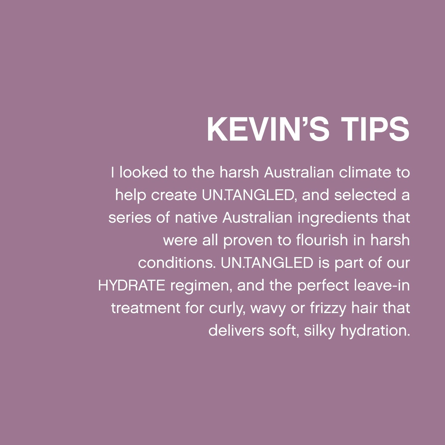 KEVIN.MURPHY UN.TANGLED - Hair Detangler Leave-In Conditioner Spray - For All Hair Types - With Australian Fruit Extracts - 150 mL / 5.1 fl oz