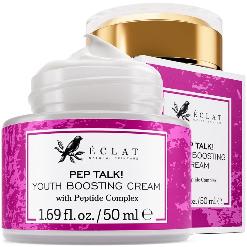 Eclat Skincare Anti-Aging Face Cream - Collagen Peptides & Hyaluronic Acid | 50 ml Moisturizer for Fine Lines & Wrinkles