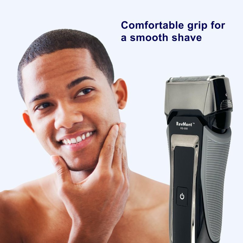 RS-550 Electric Razor for Men - Waterproof Foil Shaver for Wet or Dry Use | Beard & Sideburn Trimmer