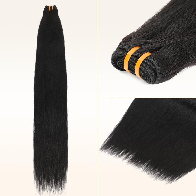 16A Raw Straight Bundles Human Hair 1 Bundle,16 Inch,Triple Lifespan,Burmese Virgin Remy Hair Extensions,No Tangle Shedding