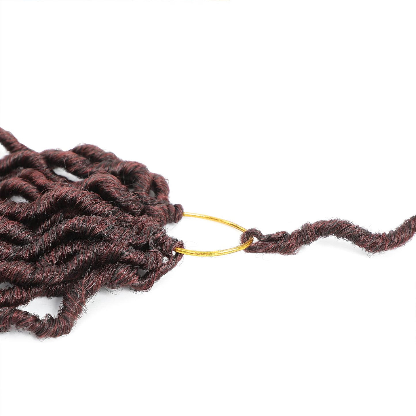 Karida Faux Locs Crochet Hair - 24 Inch, Wavy Goddess Locs With Curly Ends, Boho Style For Black Women (8 Packs, T350#)