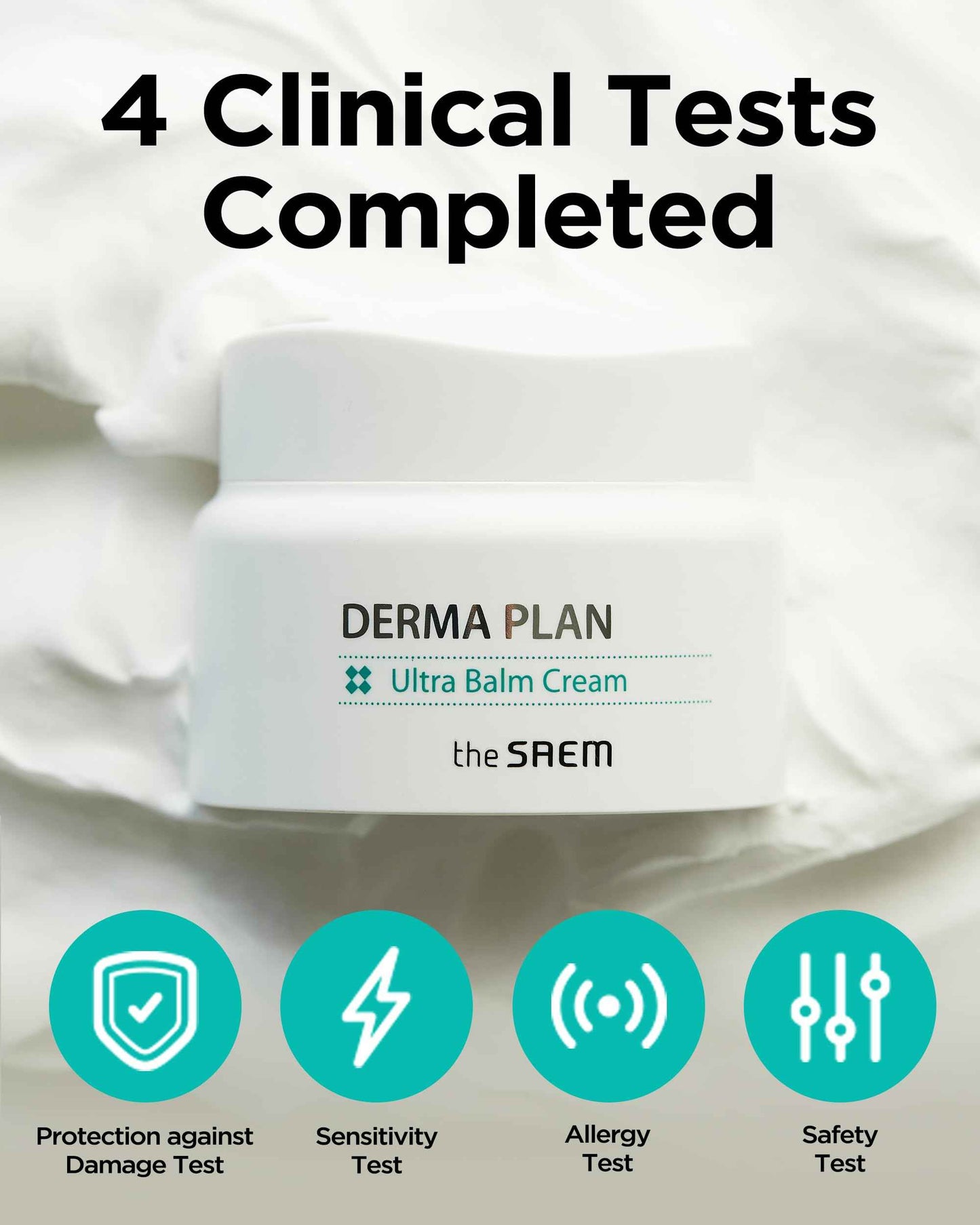 THESAEM Derma Plan Ultra Balm Cream 60ml / 2.02oz - Ceramide and Shea Butter Intensive Hydrating and Soothing Facial Cream, Vegan and Hypoallergenic Skin Care