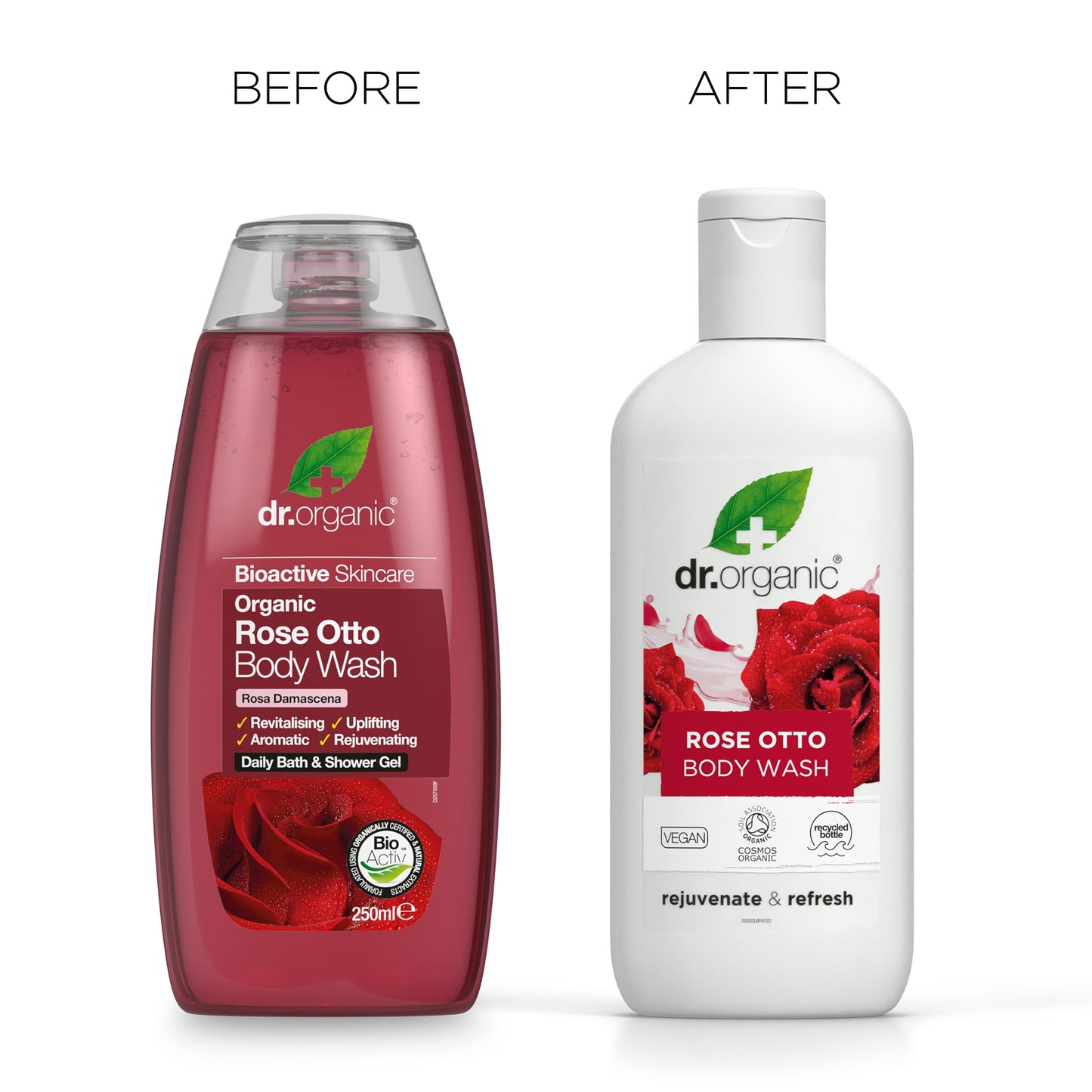 Dr Organic Rose Body Wash 250ml