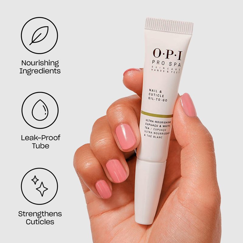 OPI ProSpa Nail and Cuticle Oil To Go | Cuticle Oil Pen for Nails & Dry Hands | Strengthens Cuticles for Nail Growth | 0.25 fl oz