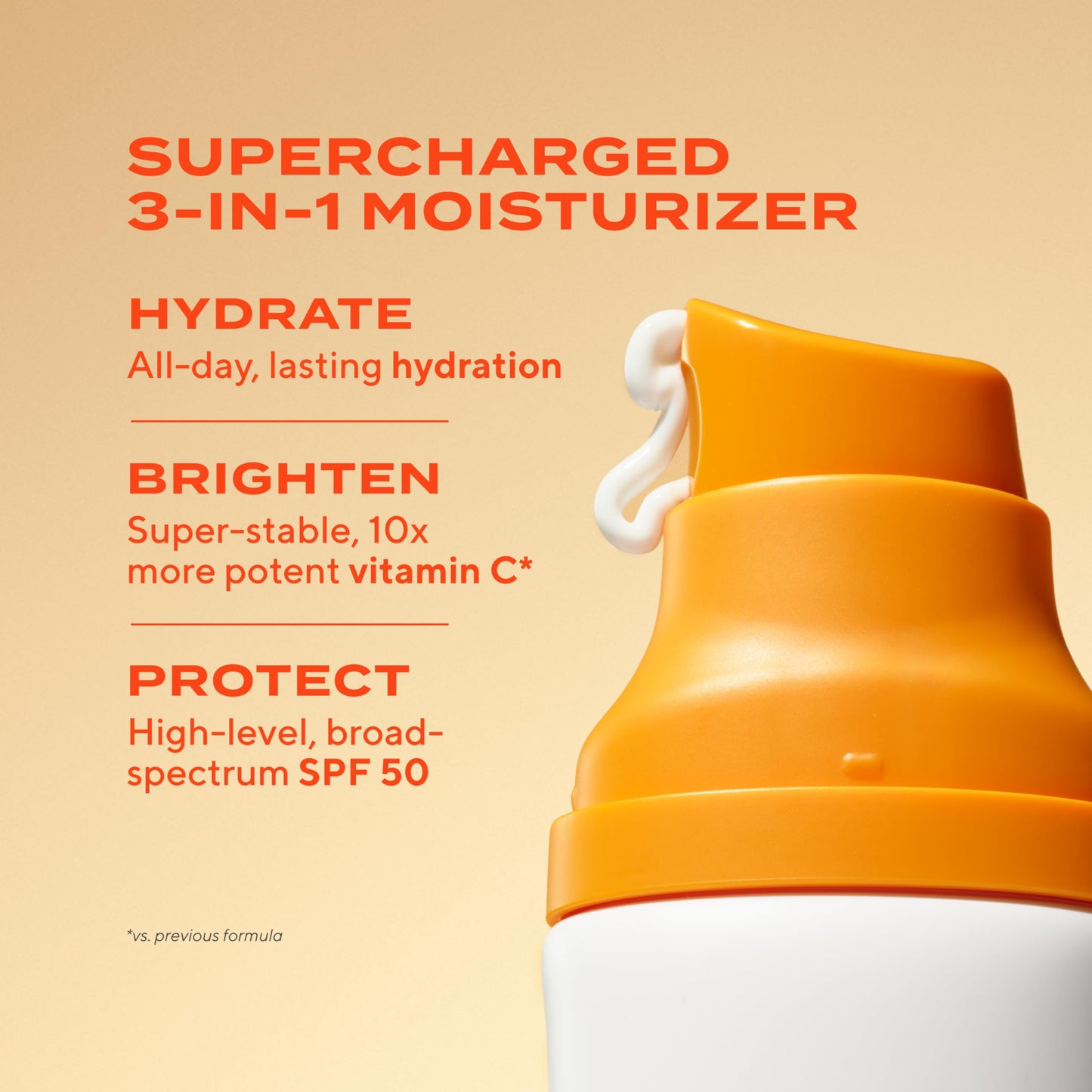 Murad Superactive Brightening Moisturizer SPF 50 Travel - Vitamin C Packed Hydrating Ulta Sheer Facial Sunscreen W/Lipid-boosting Technology for Preventative Aging Protection from UVA/UVB - 0.8 Fl Oz