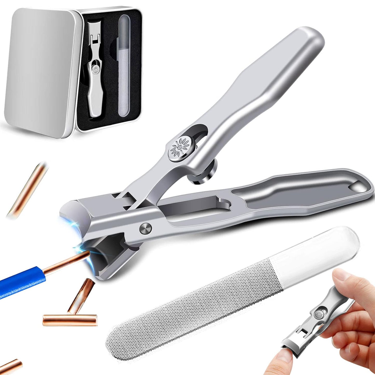 German Nail Clippers for Men Women Ultra Sharp Nail Clippers Set