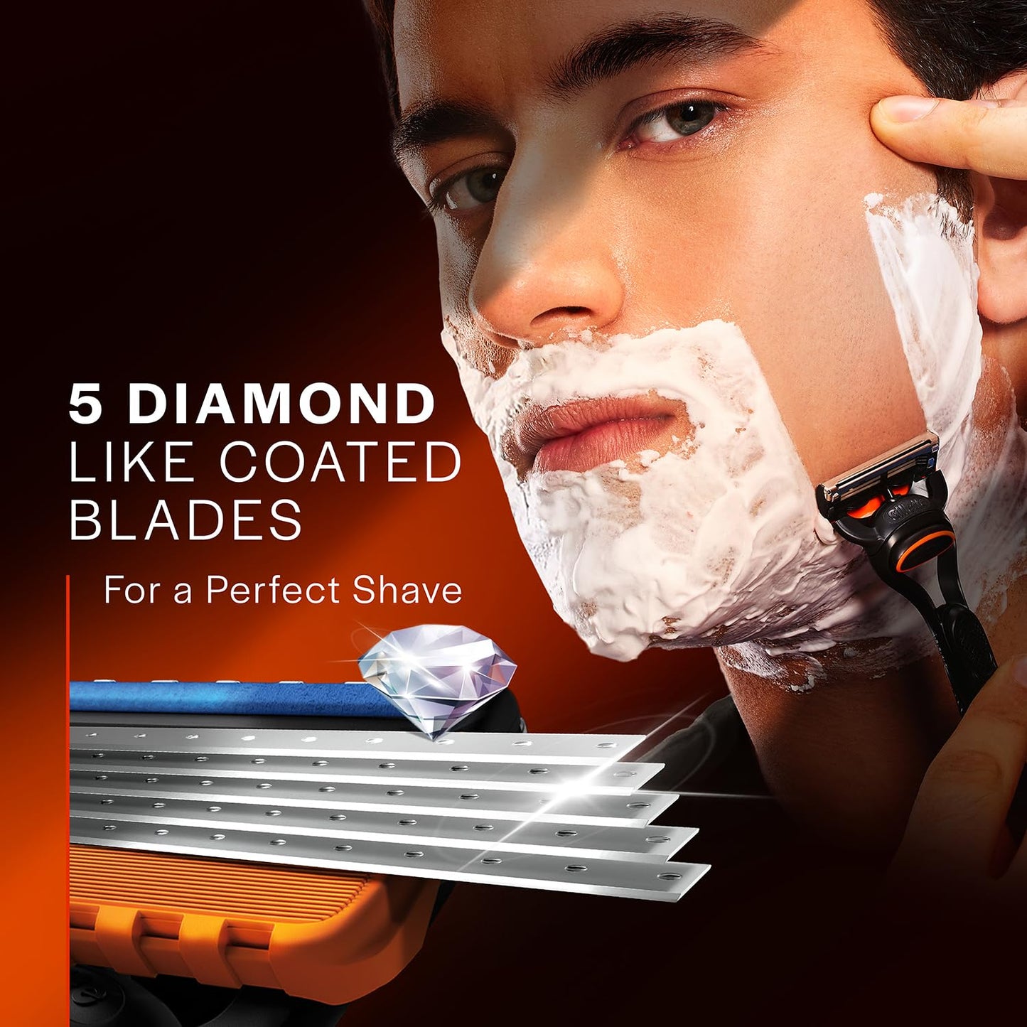 Gillette Fusion5 ProGlide Men's Razor Blades, 8 Blade Refills (Packaging May Vary)