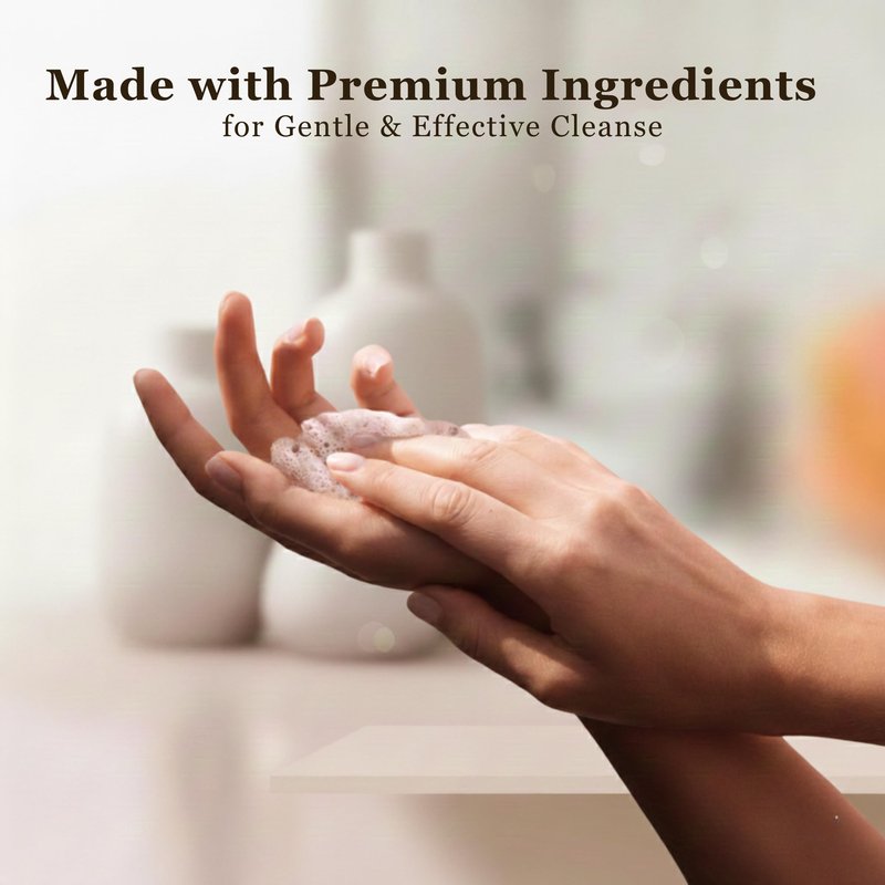 Brevä Soap Co. Monogrammed Luxury Liquid Hand Soap | Choose from Letters A to Z | Citrus Bloom Scent | Personalized Liquid Hand Wash for Bathroom & Kitchen |12 oz - Letter M (Pack of 1)