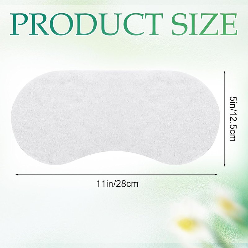 Disposable Eye Pillow Covers - Soft Cotton Spa Facial Sheets | Sanitary Cosmetic Eye Pads