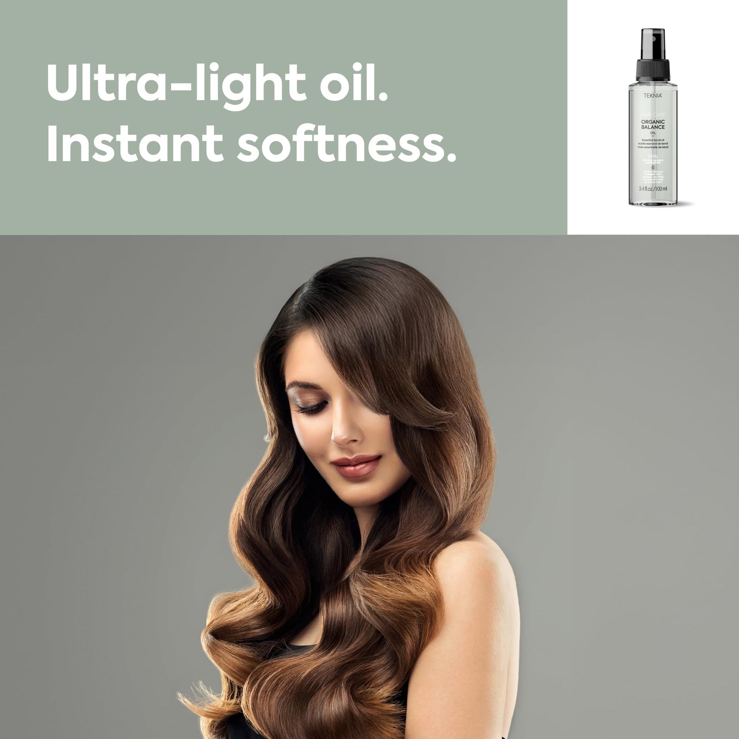 Lakmé Teknia Organic Balance Hair Oil, Hydrating Hair Oil, Kendi Essential Oils, 3.5 Fl Oz