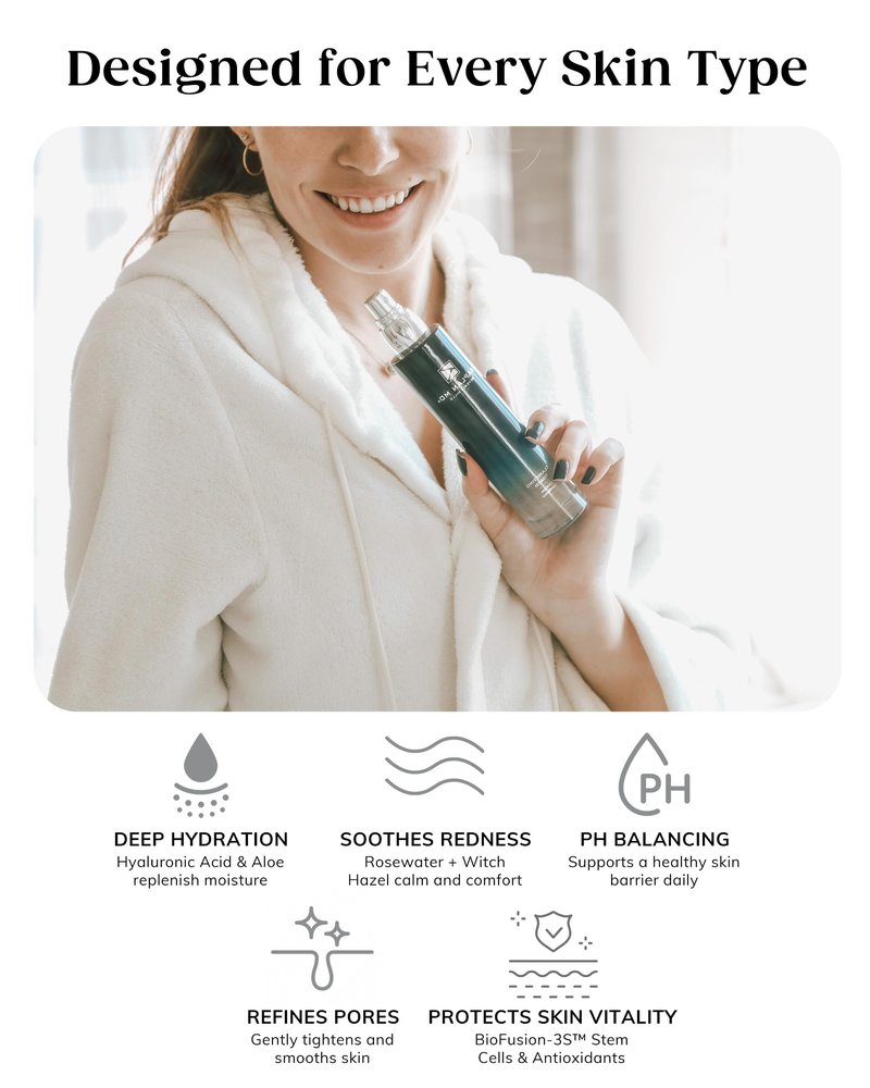 Kaplan MD Clarifying Toner – Hydrating Face Mist with Hyaluronic Acid, Rosewater Face Mist Hydrating Spray & Witch Hazel – Facial Toner Spray for Pore Refining, pH Balance & All Skin Types – 3.4 fl oz