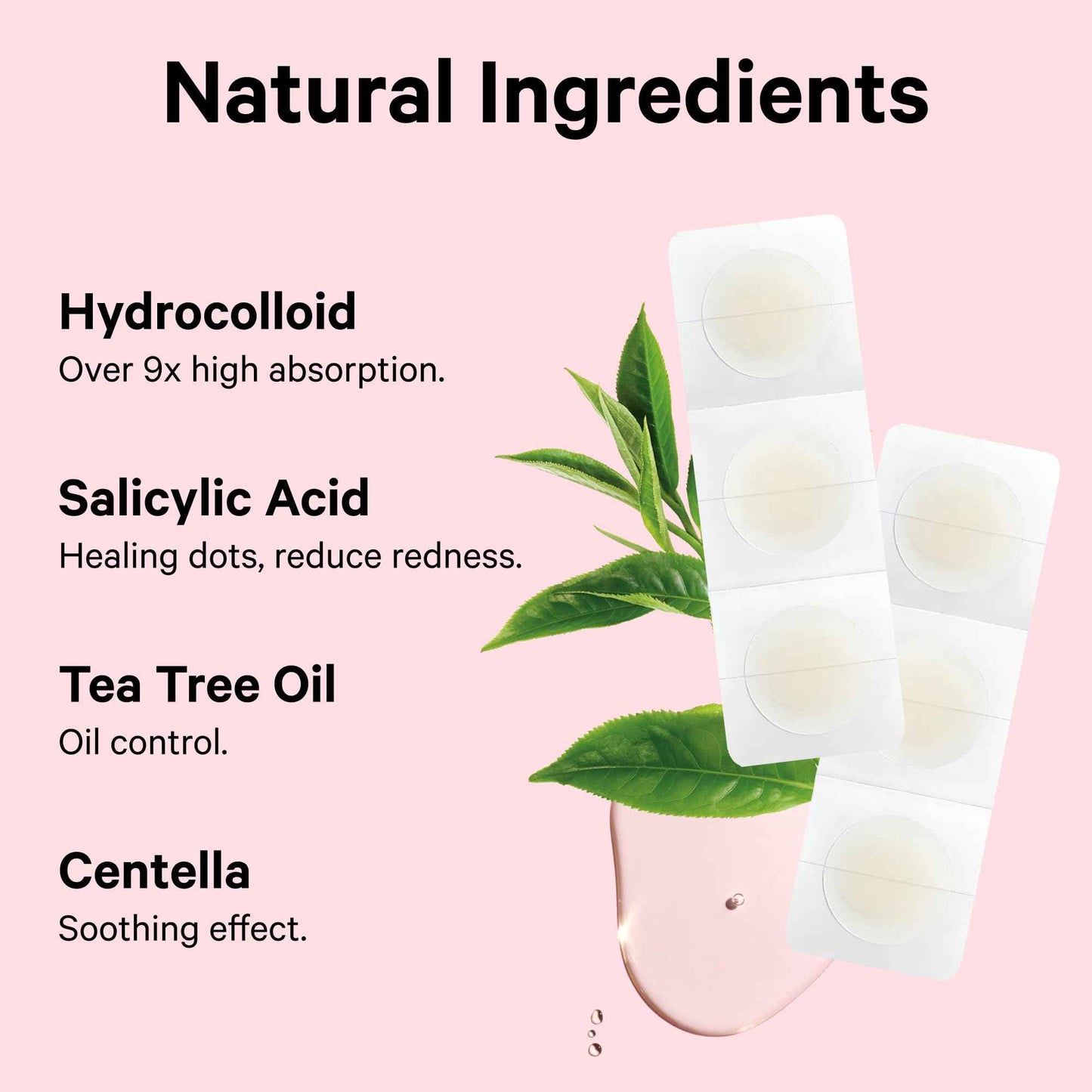 Sosky Pimple Patches for Face, FSA HSA Eligible Invisible Hydrocolloid Acne Patches, Pimple Patches for Covering Zits, Blemishes with Salicylic Acid 2 Sizes 48 Count and 96 Count