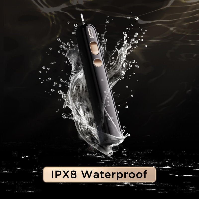 O.H.B Sonic Electric Toothbrush, Electronic 80° Wave Oscillation & Vibration Travel Sonic Toothbrush for Adults with 9 Modes, Timer, 2 Brush Heads, IPX8 Waterproof, Rechargeable, 60-Day Battery Life
