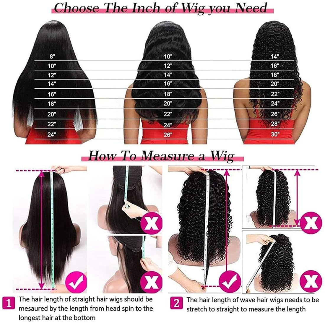 Headband Wig - Human Hair Body Wave for Black Women | 14 Inch Glueless, Natural Black, 150% Density