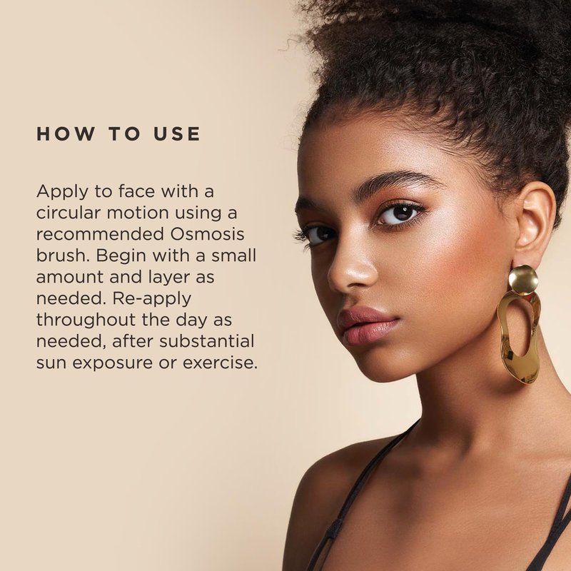 Osmosis Skincare Mineral Pressed Base Foundation, Natural Medium