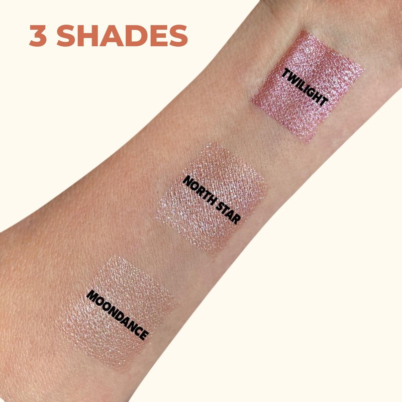 Beauty For Real Level Up Multi-Dimensional Liquid Eyeshadow, North Star - Kaleidoscope of Soft Pink and Blue - Creaseless, Long-Wear Formula - Cruelty Free & Paraben Free - 0.135 fl oz