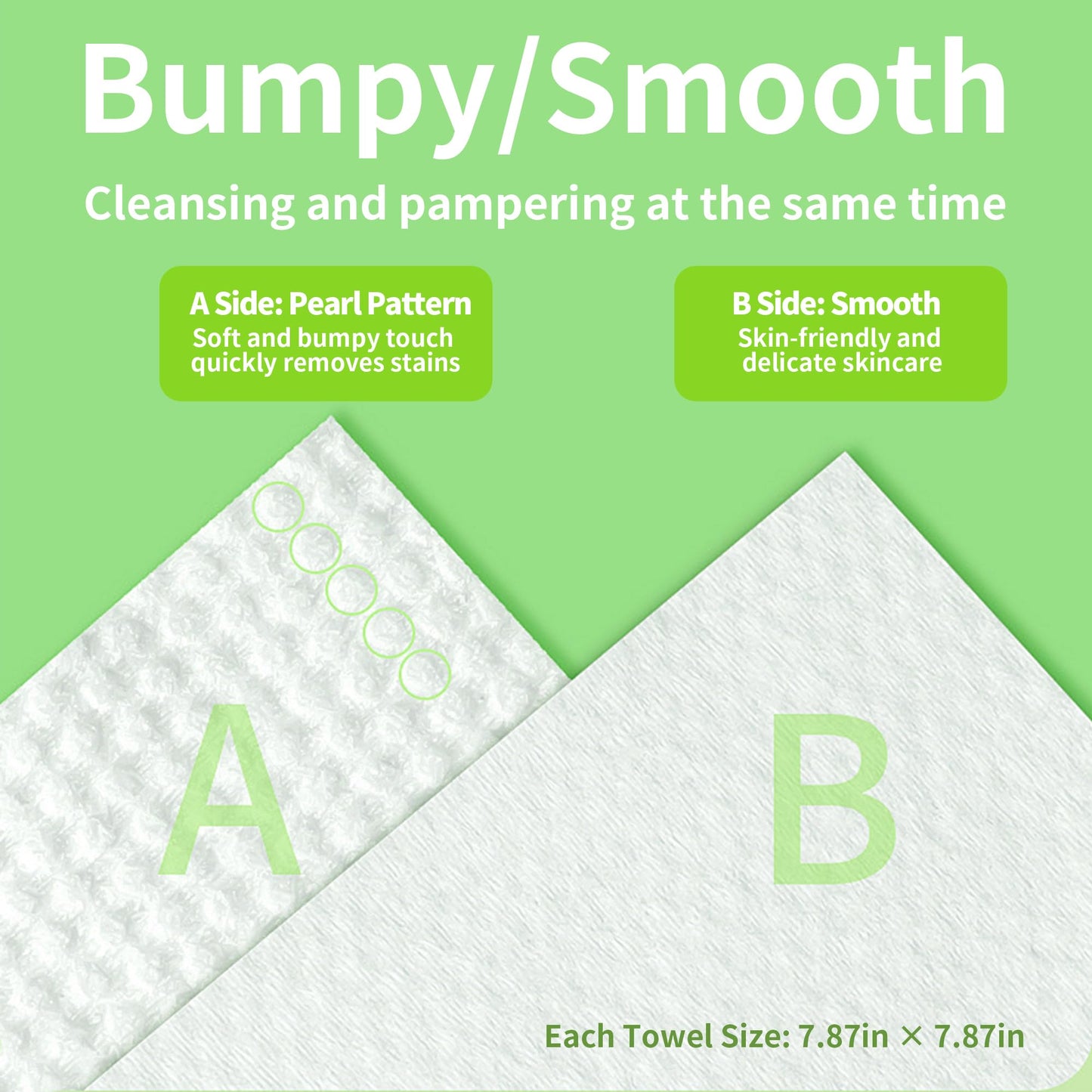 NEOCOTTON Extra Thick Disposable Face Towel, 100% Pure Cotton Face Towelettes Disposable, Ultra Soft Face Cloths for Sensitive Skin, Makeup Remover Dry Wipes, Facial Towels for Skincare, 140 Count