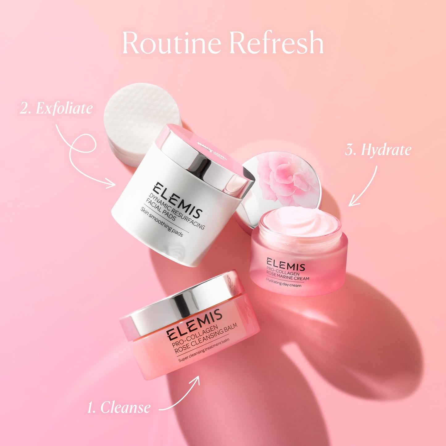 ELEMIS Pro-Collagen Rose Cleansing Balm - 3-in-1 Daily Face Cleanser - Melts Away Waterproof Makeup and Sunscreen - Rose and Elderberry Oil - 100