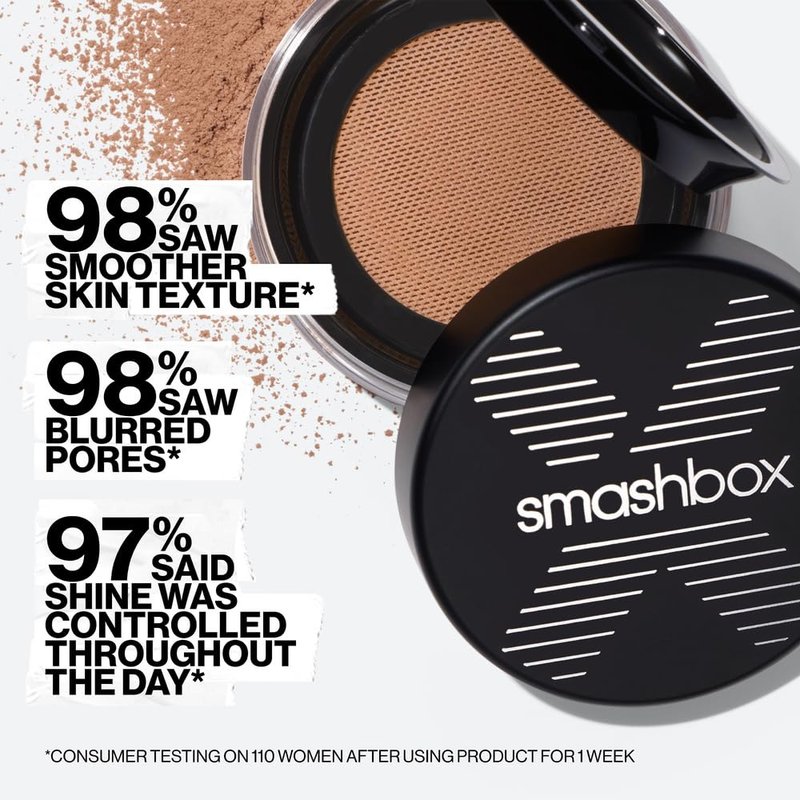 Smashbox Always On Loose Setting Powder - Blurring Translucent Oil Control | Natural Matte Finish, 0.35 Ounce