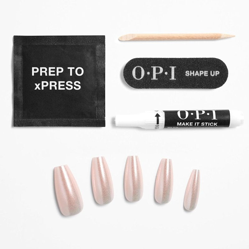 OPI Press-On Nails - Classic Short Round, Long Almond & Coffin Shapes | Professional Nail Art Kit