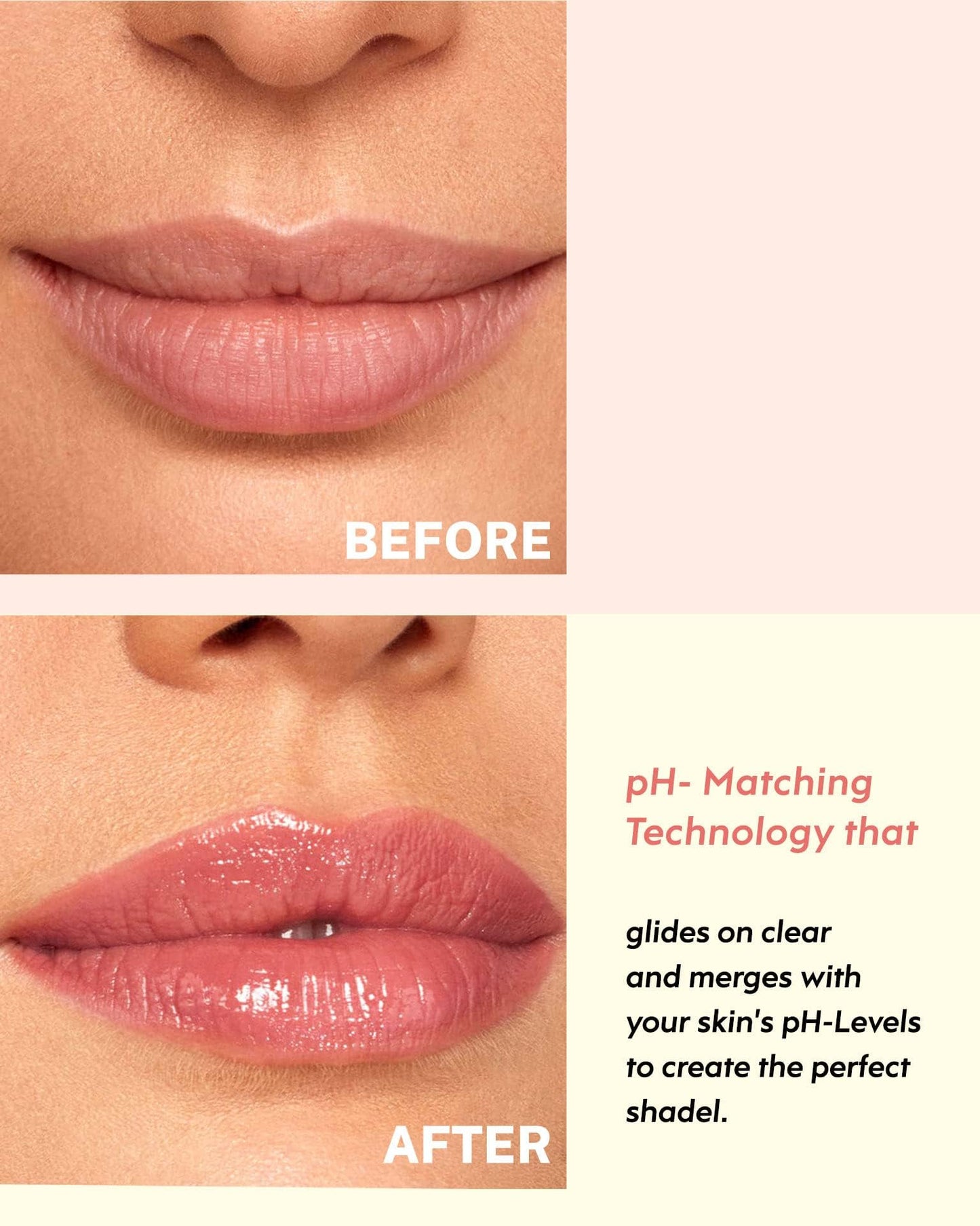 HOOMUSS Glimmer Balm Tinted Lip Balm Moisture Hydrate lipsticks PH Lipstick, Color Changing Lipstick Natural Chapstick Glitter Pink Lip Gloss, 3pack
