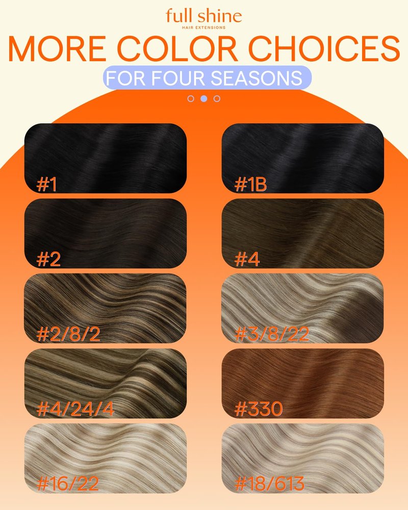 Full Shine Brown Wire Human Hair Extensions, Darkest Brown Hair Extension Clip In With Transparent Fish Line Straight Layered Hairpiece 14 Inch 80g
