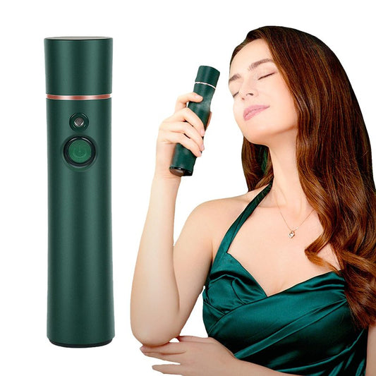 Elitzia Oxygen Facial Machine Oxygen Injection Skin Care Spa Nano Facial Mister Hydration Anti Aging Nourishing Handheld Atomizer Face Care Improve Absorption Portable Mist Sprayer Women 1PCS ETKD88SA