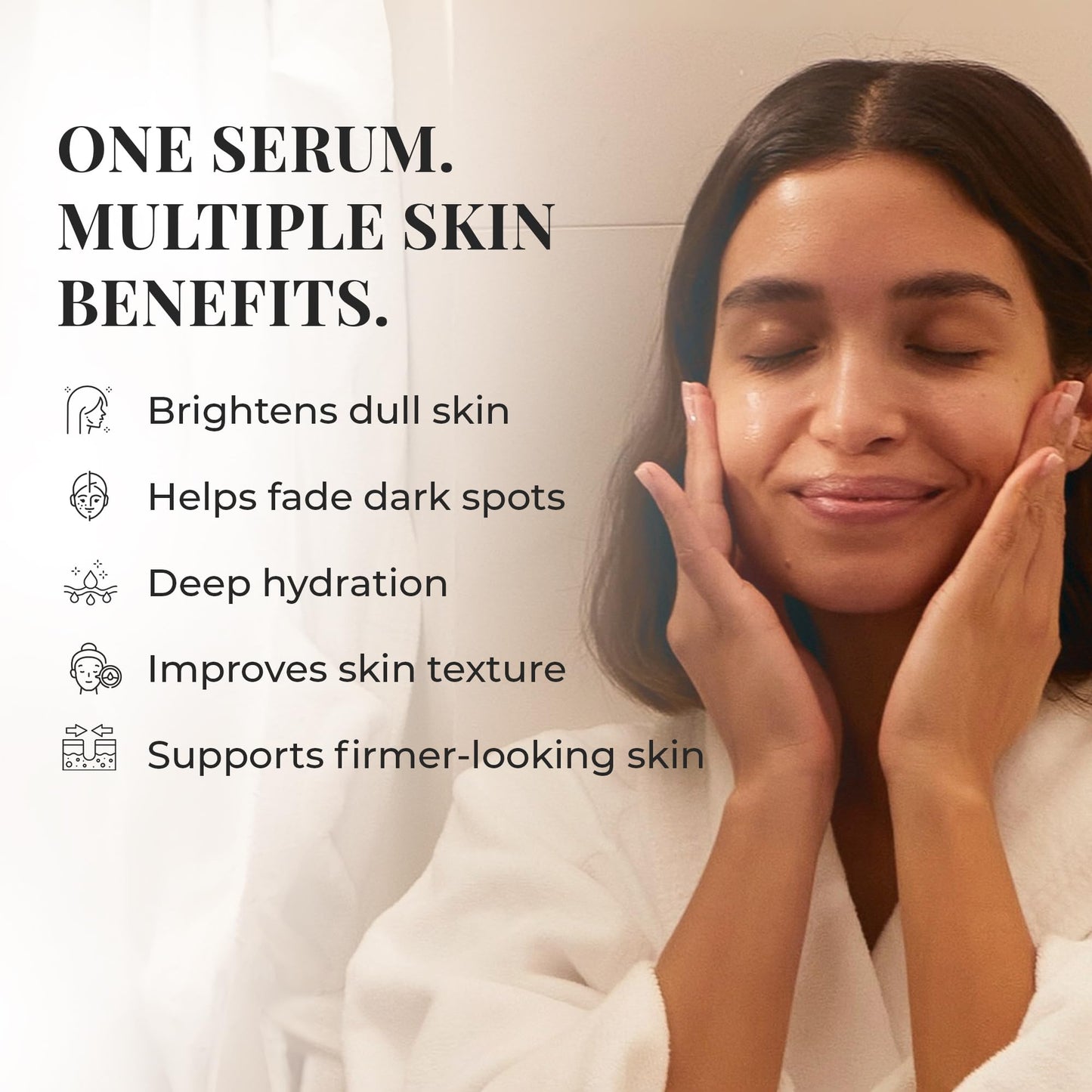 Kleem Anti Aging Vitamin C Serum for Face - Brightening Serum for Dark Spots, Age Spots, Wrinkles & Sun Damage - Face Serum with Hyaluronic Acid, Vitamin E & Aloe Vera - 1.7oz