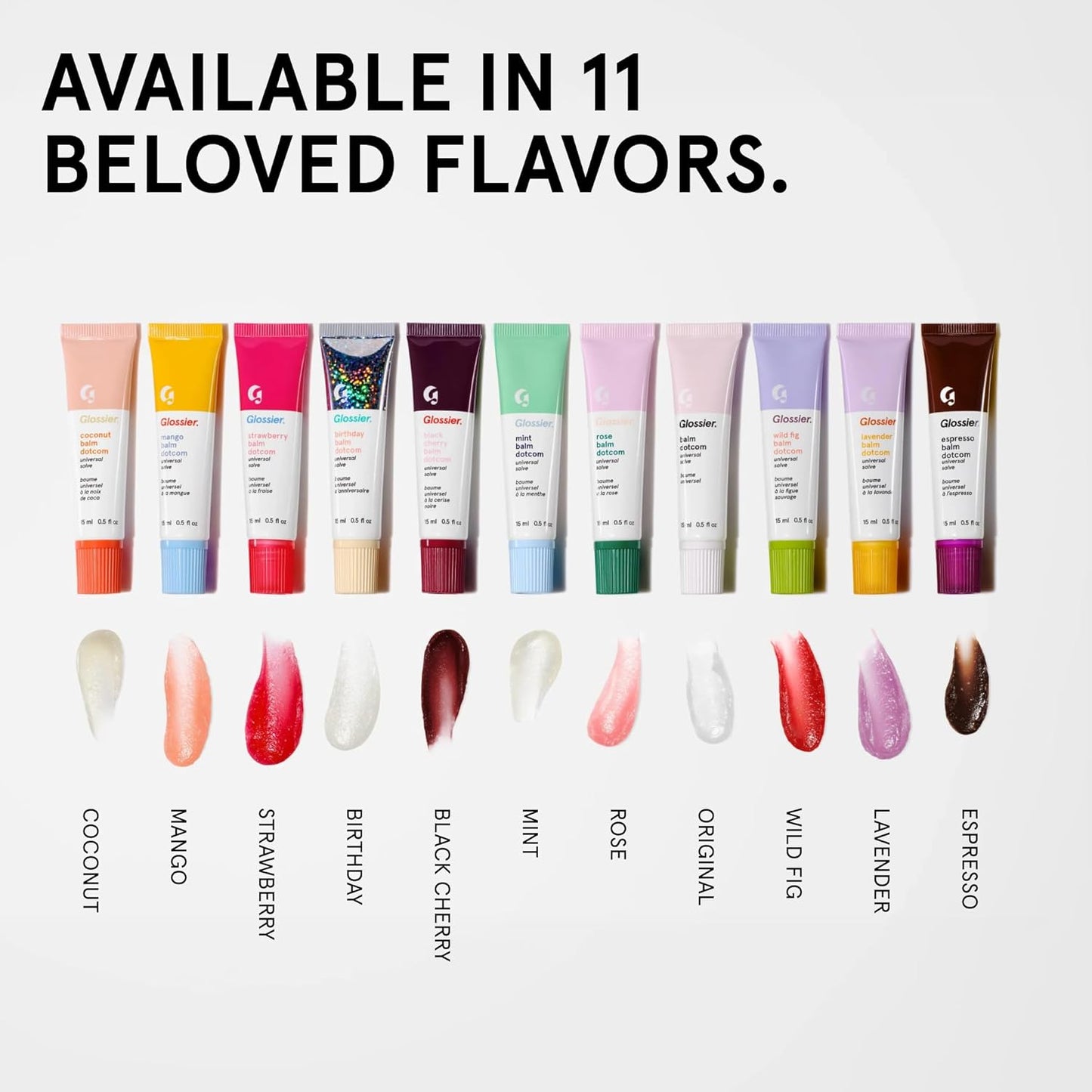 Glossier Balm Dotcom Hydrating Tinted Lip Balm - Black Cherry Tint | 12Hr Moisture for Dry Lips & Skin - 15ml