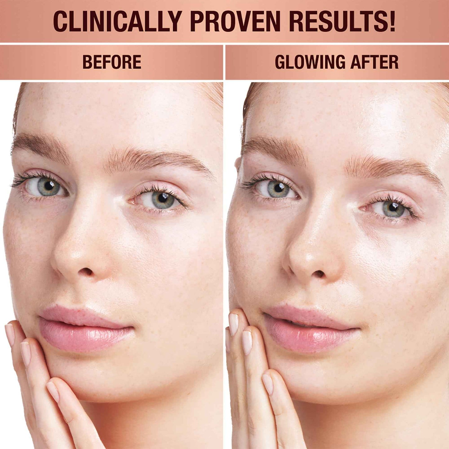 Charlotte Tilbury Glow Face Toner Mini - Exfoliating Toner for Oily Skin - Helps to Reduce The Appearance of Pores, Hydrate & Plump Skin - Delicately Scented with Rose & Lemon (30ml)