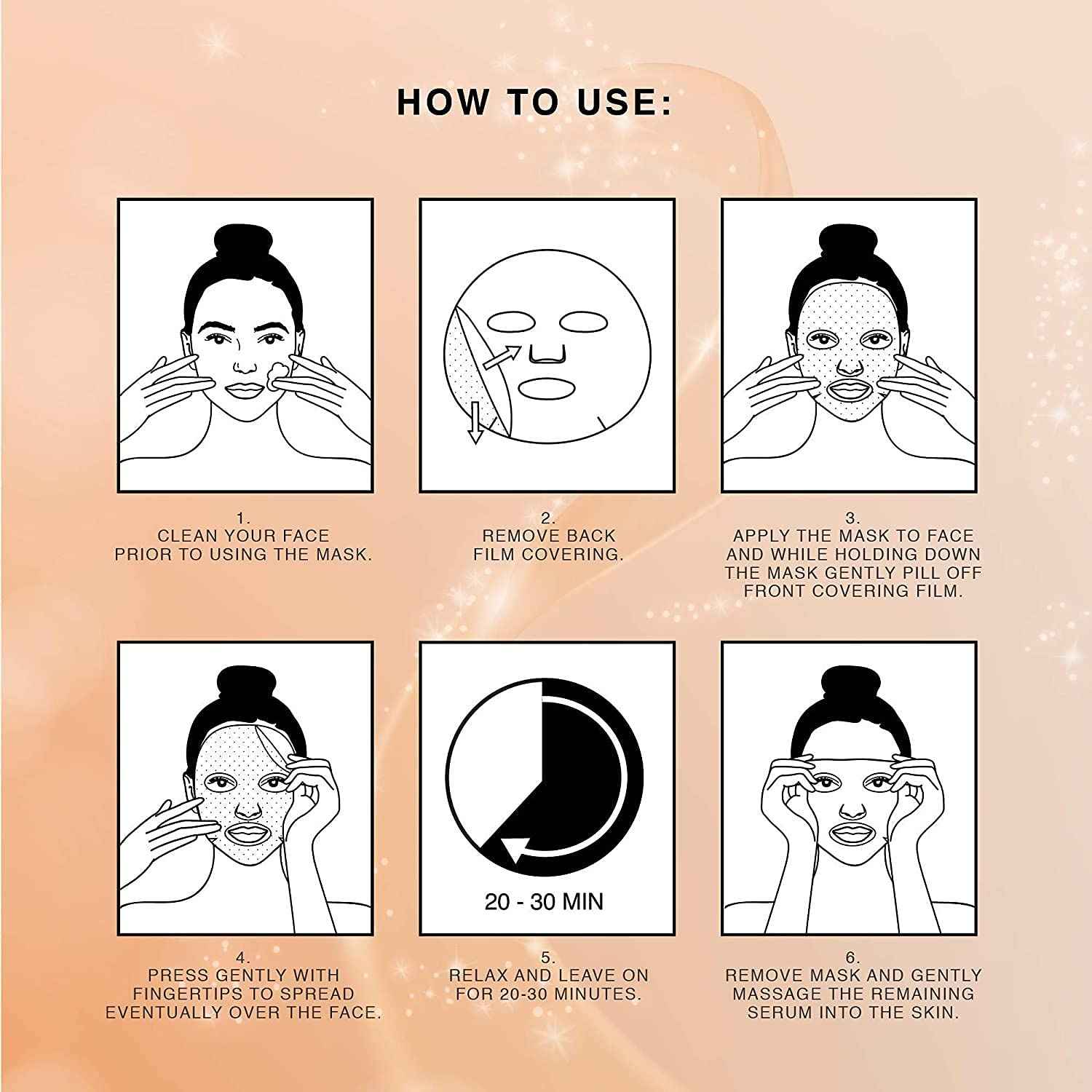 LIPOFIX Anti Aging Lifting Hydrating Facial Bio Cellulose Face Mask Sheet For Fine Line Reducing And Skin Radiance. Made in Korea 5 Masks