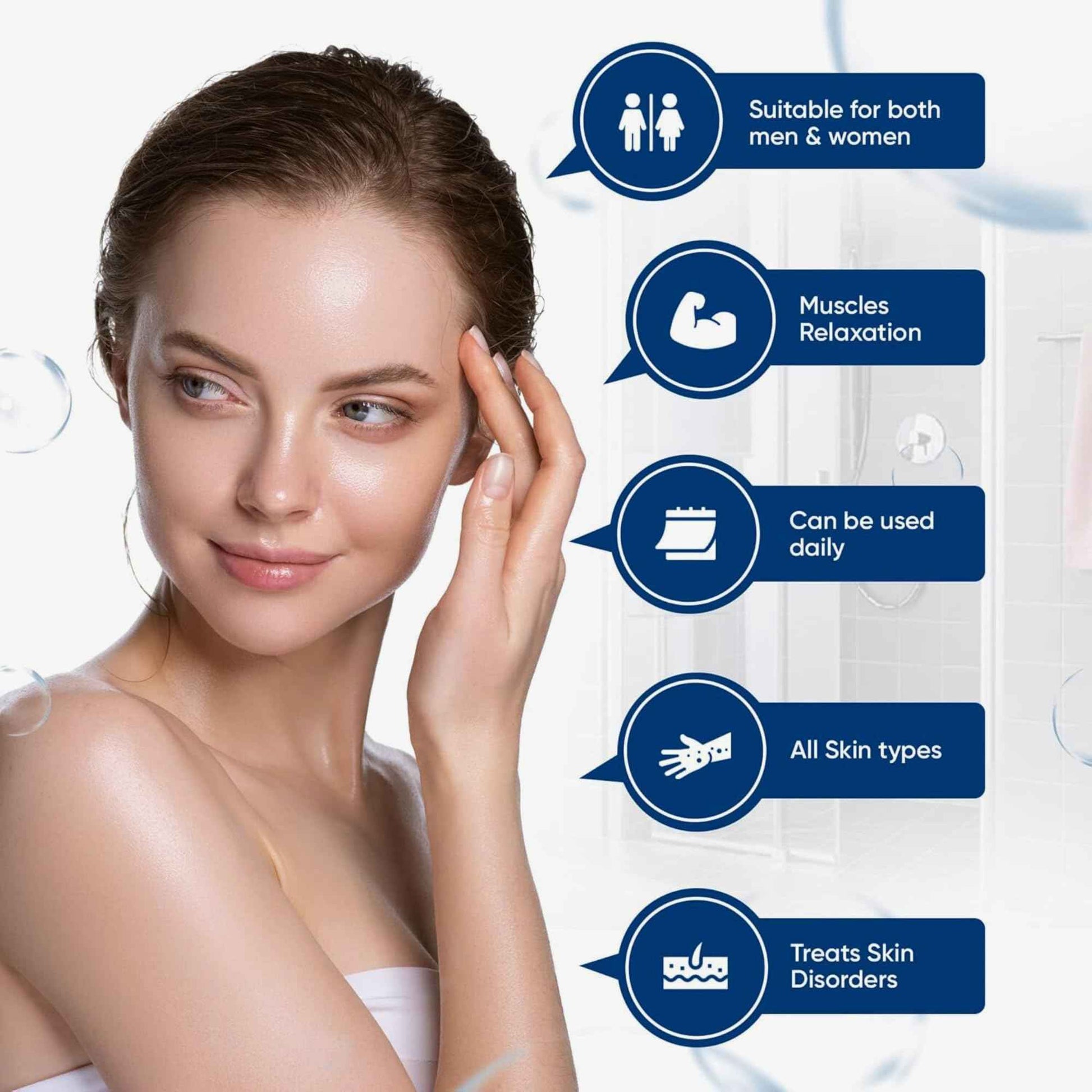 Natural Dead Sea Salt 100% Mineral-Rich Bath Soak, More Minerals Than Epsom Salt, Deep Relaxation, Detox, Exfoliates & Softens Skin, Helps Psoriasis, Eczema, Joint & Muscle Pain (42.3 oz, Vanilla)