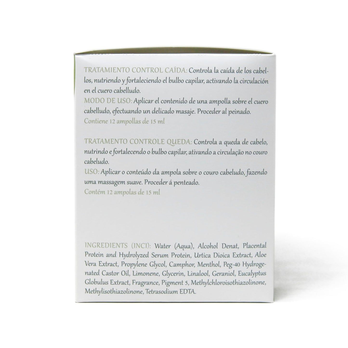 Kismera Hair Loss Control Treatment 12amp/15ml