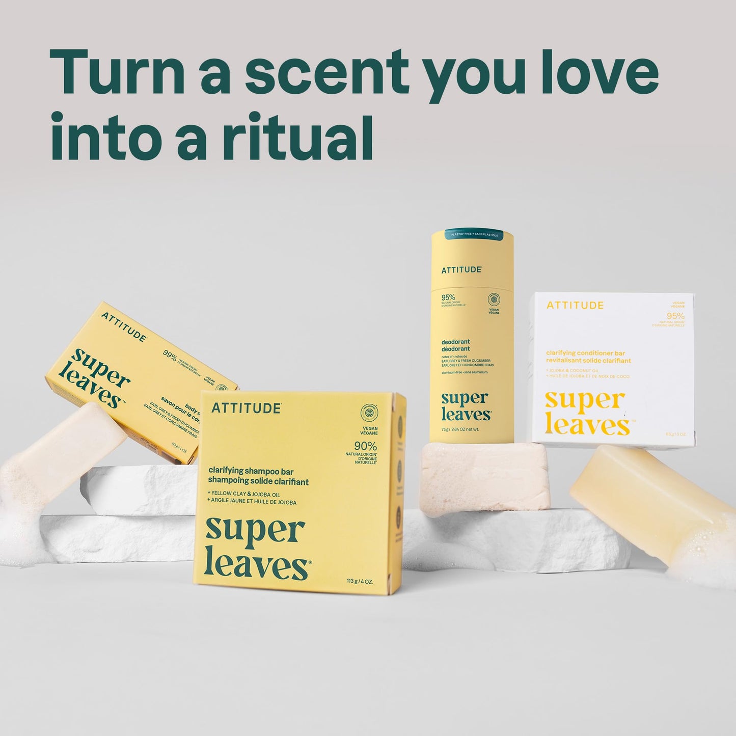 ATTITUDE Earl Grey & Fresh Cucumber Deodorant