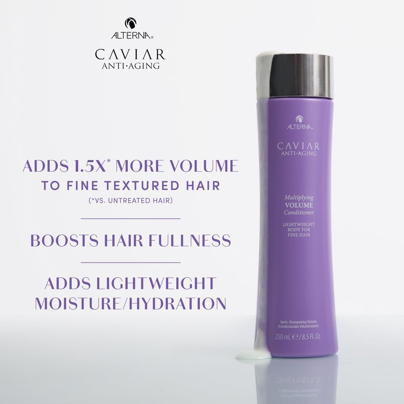 Alterna Haircare CAVIAR Anti-Aging Multiplying Volume Conditioner 16.5 Fl Oz | For Fine, Limp or Thin Hair | Create Instant Volume and Thickness | Sulfate Free