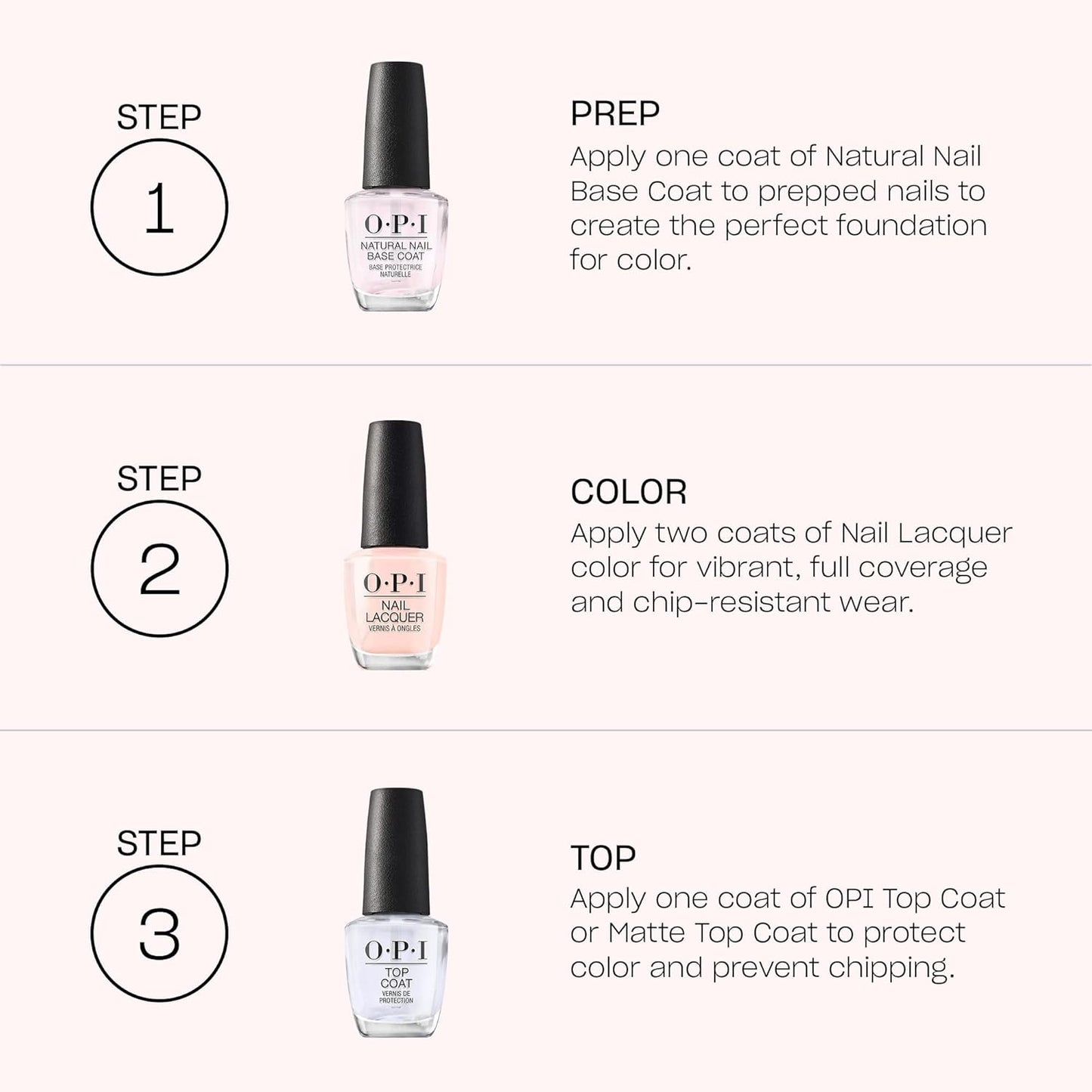 OPI Nail Lacquer - Classic Pink & Purple Nail Polish | Crème, Shimmer & Glitter Finish - 0.5 Fl Oz