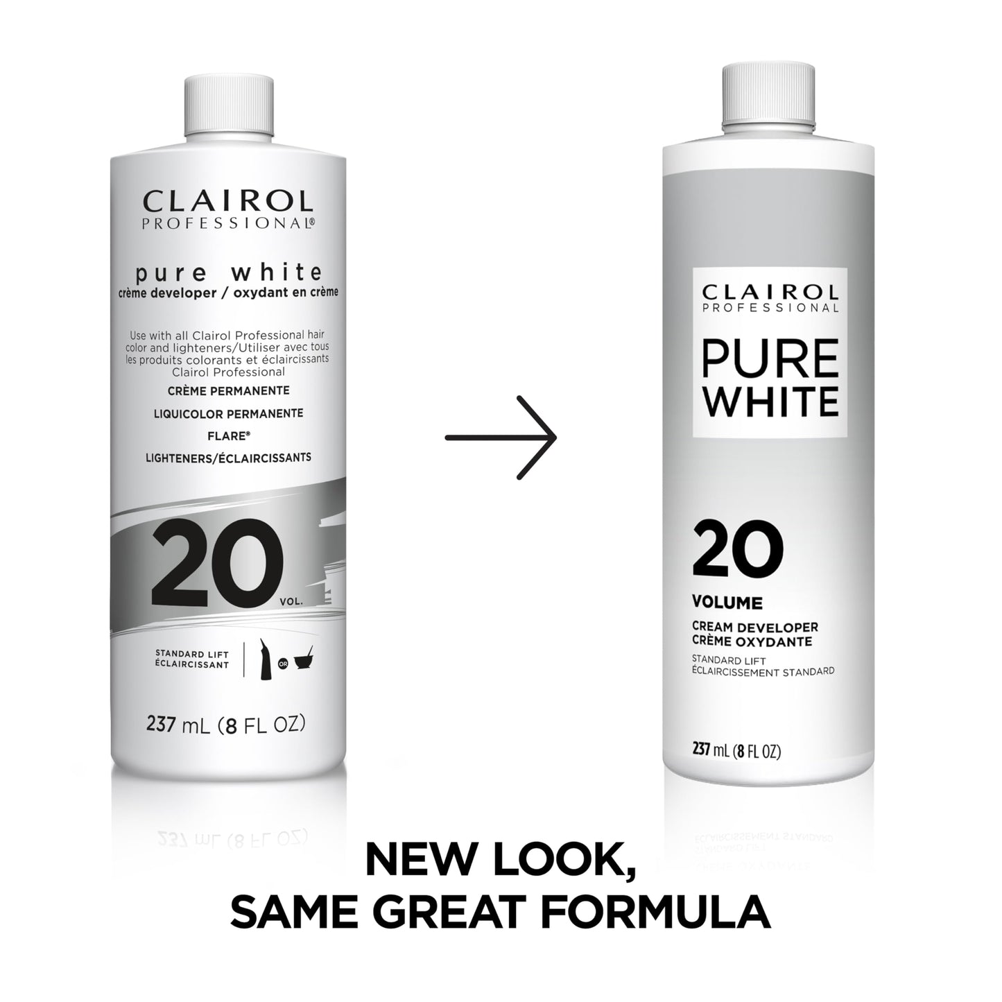 Clairol Professional Pure White 20 volume Crème Developer, 128 oz
