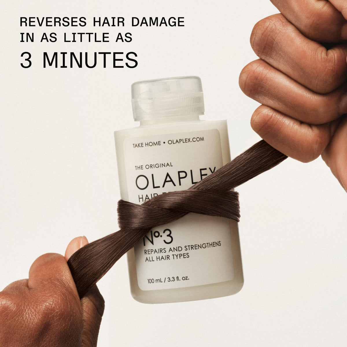 Olaplex No. 3 Bond Building Hair Perfector: Concentrated Pre-Shampoo Treatment | Repairs Damage & Strengthens Hair | Rebuilds 3 Hair Bonds | For Coily, Curly, Straight, and Wavy, 100 mL / 3.3 Fl Oz
