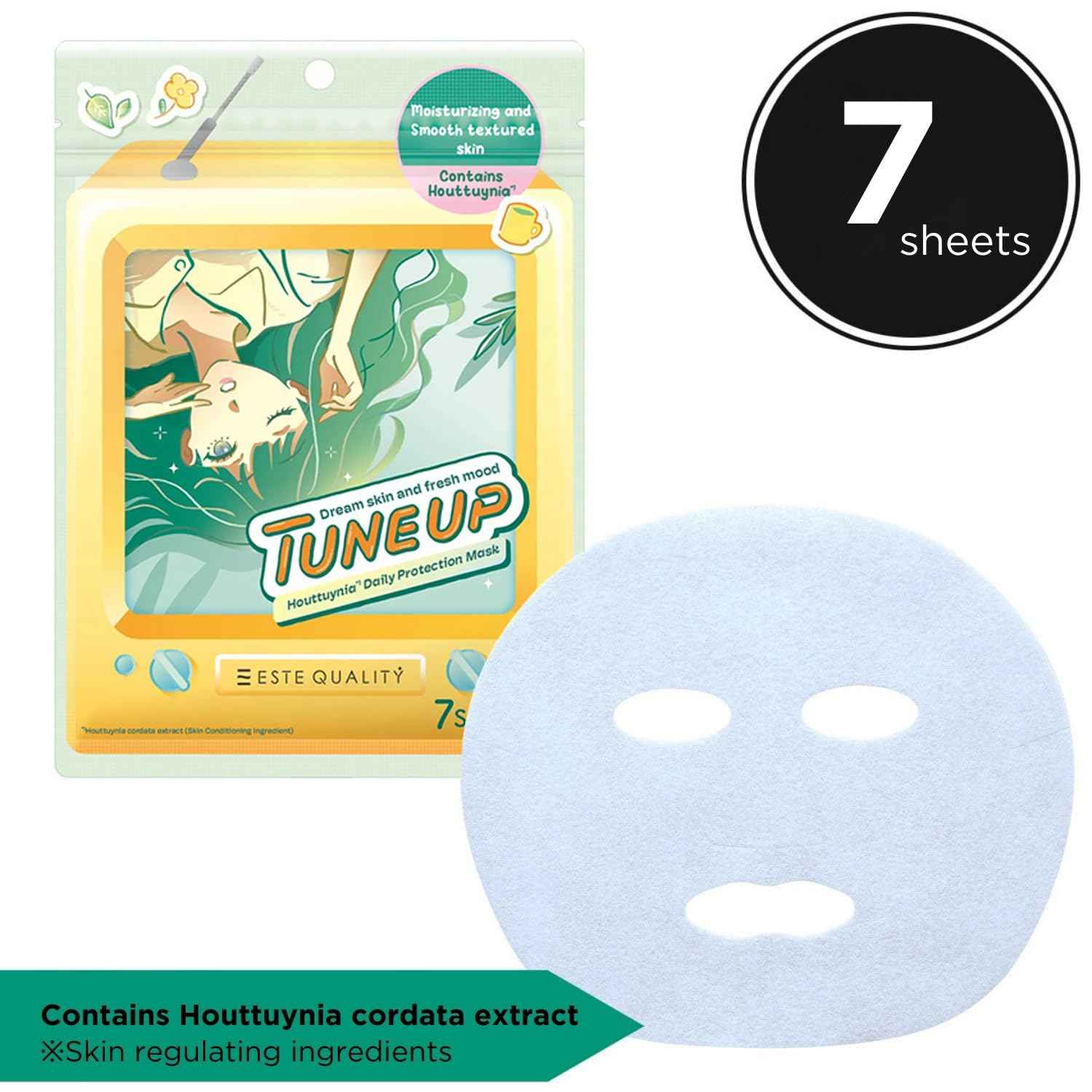 TUNEUP Dokudami Daily Protection Sheet Mask - 7 Sheet