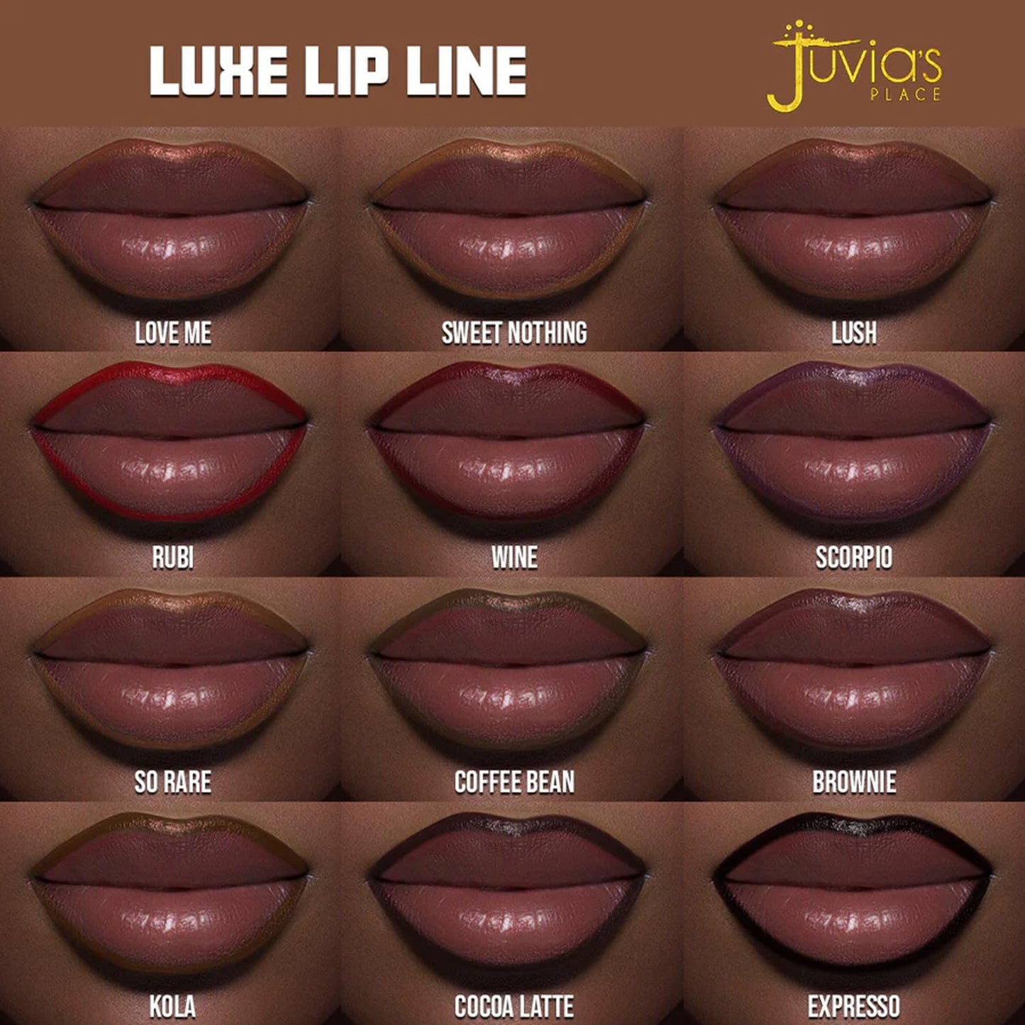 Juvia's Place Luxe Lip Liner - Wine | Long-Lasting Matte Finish Lip Pencil for Natural Beauty
